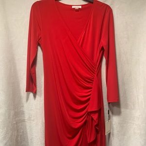 Calvin Klein red dress size 8